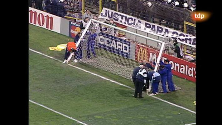 Conexión vintage - La portería caída del Bernabéu