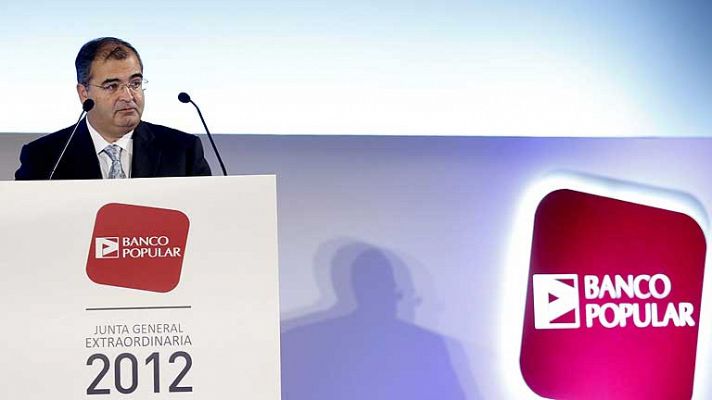 Telediario 1 - Ampliación capital Banco Popular