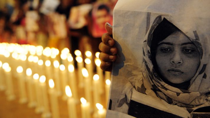 Telediario 1 - En Pakistán hoy ha sido el día de Malala