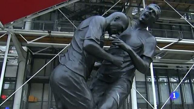 Polémica para una estatua poco deportiva