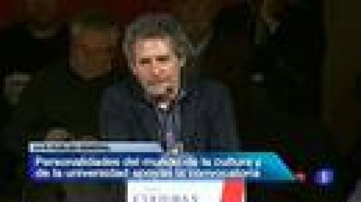 Telediario 1 - Apoyo de la Cultura al 14N