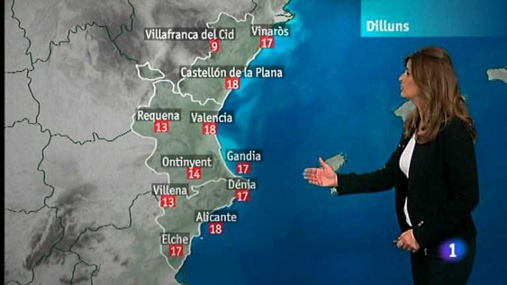 L'informatiu - Comunitat Valenciana - El tiempo en la Comunidad Valenciana - 12/11/12