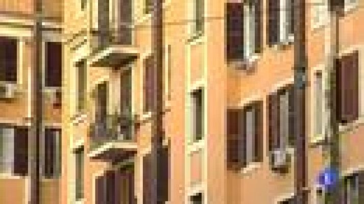 Telediario 1 - El impago de hipotecas en la UE