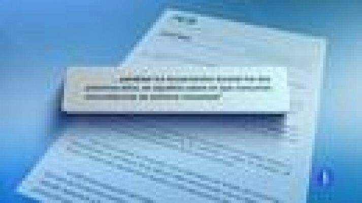 Telediario 1 - La banca anuncia que paraliza los desahucios en casos de extrema necesidad