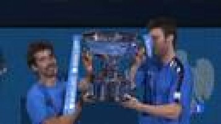 Telediario 1 - Granollers y López con su Copa de Maestros