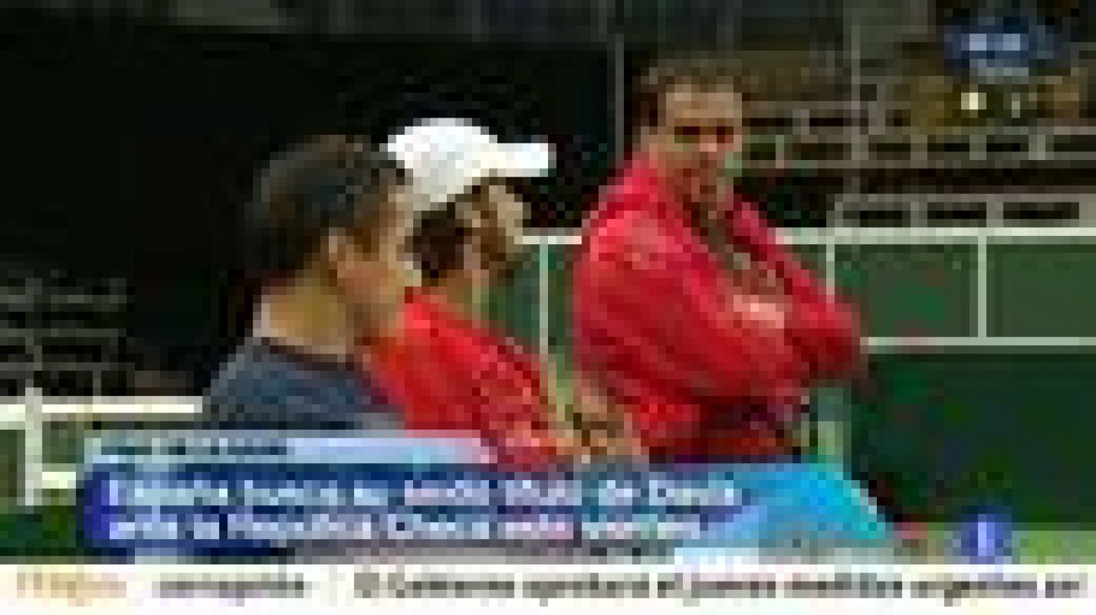 Mientras Marcel Granollers y Marc López celebraban su éxito en la Copa Masters, el resto del equipo de Copa Davis ya prepara en Praga la final contra la República Checa, que se disputa este fin de semana.