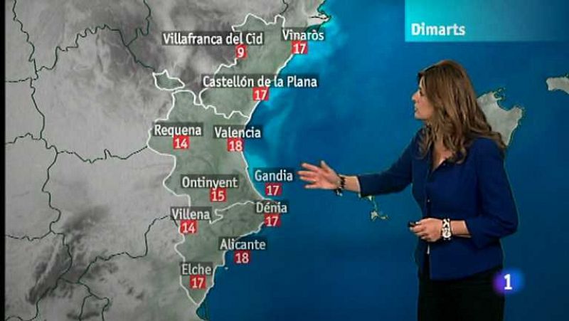 El tiempo en la Comunidad Valenciana - 13/11/12 - Ver ahora 