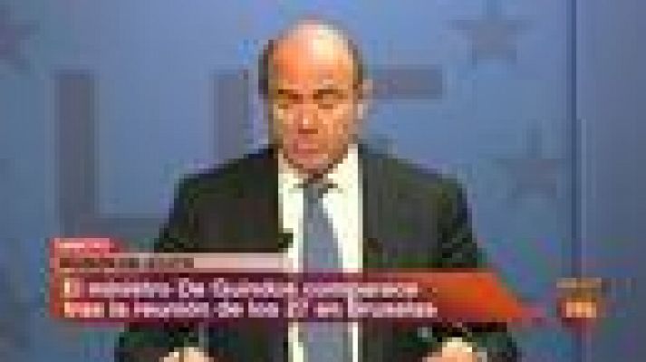 Informativo 24h - De Guindos afirma que España no está negociando una relajación del objetivo de déficit