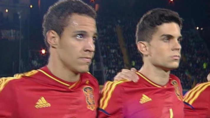 Fútbol - España sub-21 de fútbol golea a Italia, 1-3