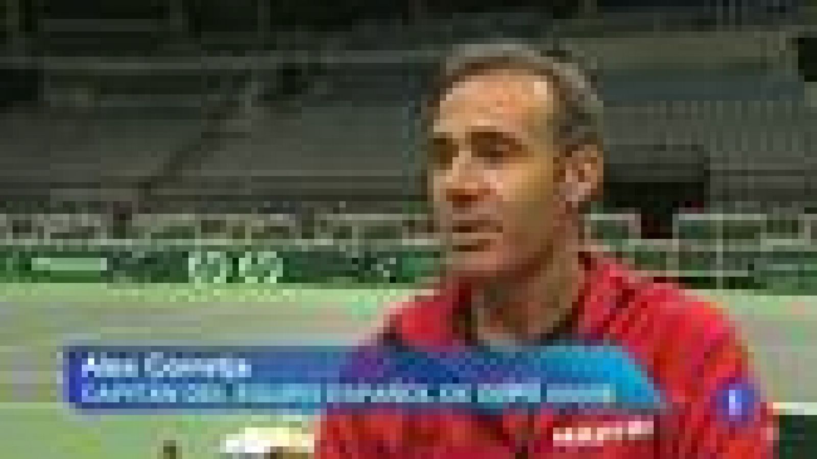 Marcel Granollers y Marc López han llegado este martes a Praga para afrontar la final de la Copa Davis, llegan cargados de confianza tras proclamarse campeones de la Copa de Maestros en dobles. El equipo español ya está al completo.