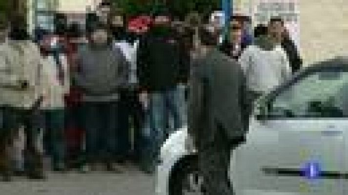 Telediario 1 - Industria: paro casi total