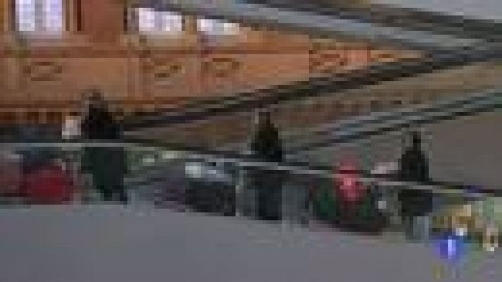 Telediario 1 - Huelga en el sector transportes