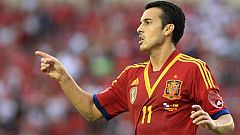 Pedro adelanta a España, 0-1