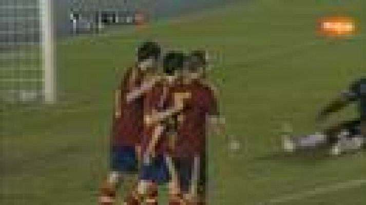 Fútbol - Susaeta debuta y golea, 0-5