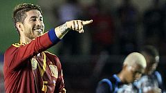 Sergio Ramos, de libre directo, 0-4