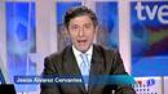 Telediario 1 - Villa vuelve a ser titular con gol