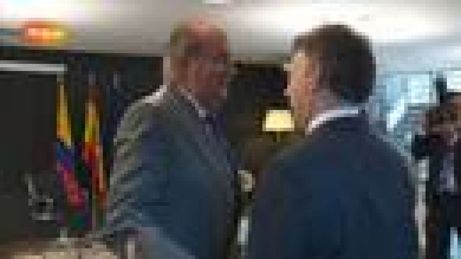 El rey al presidente colombiano: "Aquí me tienes, un poco tullido, pero bien"