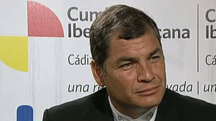 Informativo 24h - Entrevista a Correa en TVE