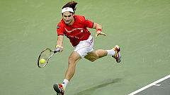 Espectacular globo de Ferrer ante Stepanek
