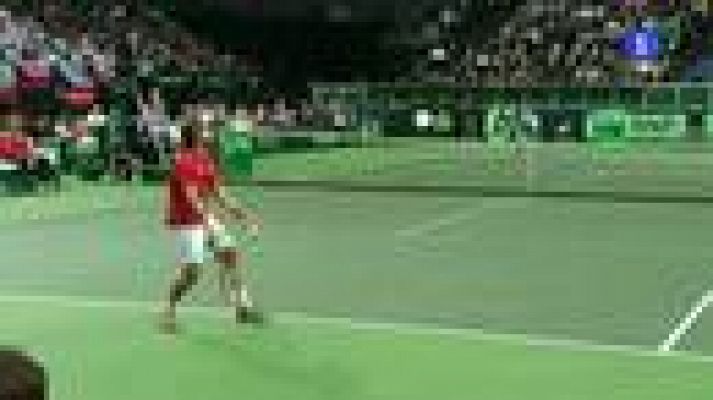  - Espectacular globo de Ferrer ante Stepanek