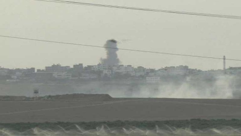 Miles de soldados israelíes en la frontera de Gaza