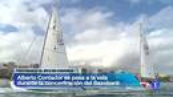 Telediario 1 - Contador prepara la pretemporada en Canarias