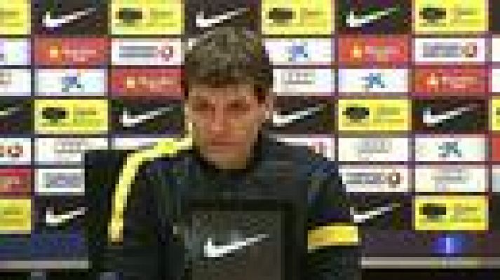 Telediario 1 - El Barça recibe al Zaragoza