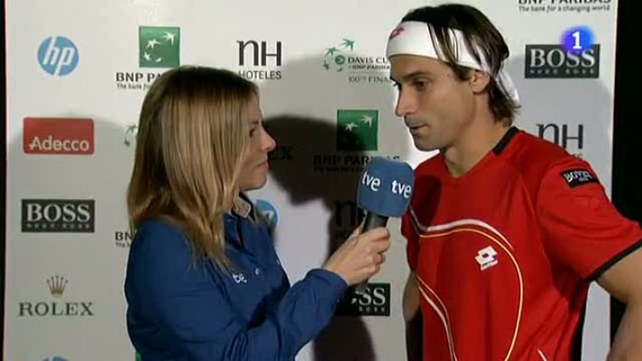Tenis - Ferrer: "Nervioso, pero con ganas"