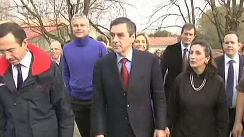 François Fillon ó Jean-François Copé, será elegido líder del UMP en los comicios que se celebran hoy en Francia