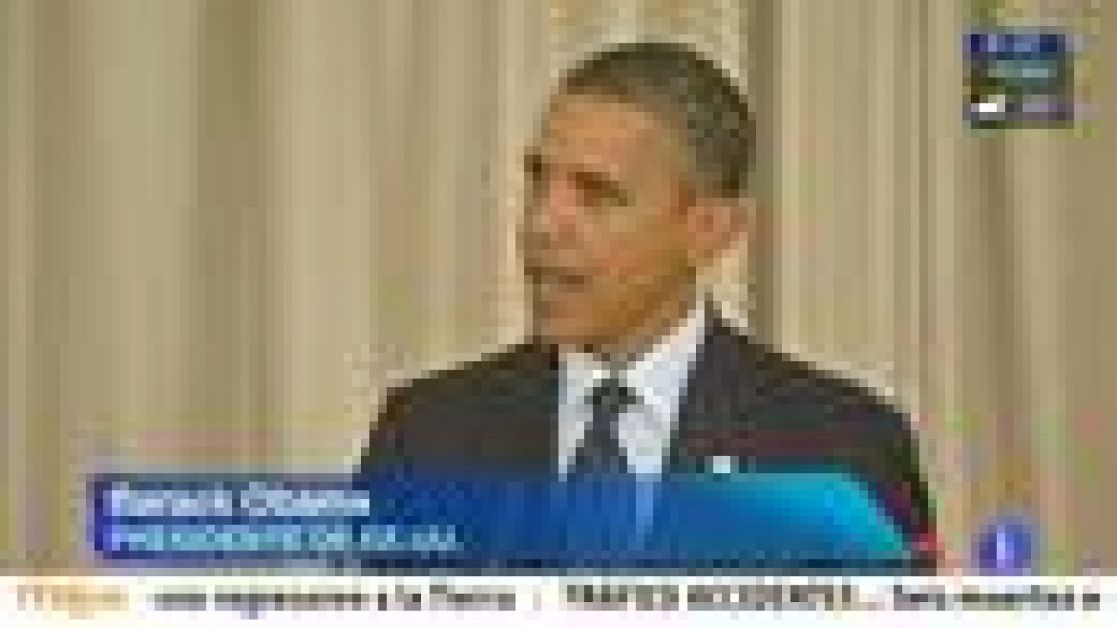 Telediario 1: Obama sobre Gaza  | RTVE Play