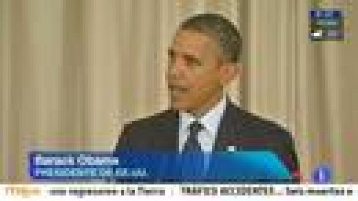 Telediario 1 - Obama sobre Gaza