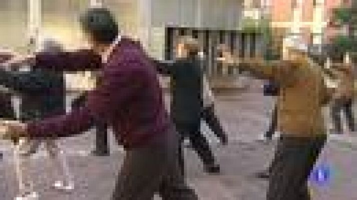 Telediario 1 - Campaña electoral de Artur Mas