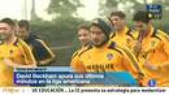 Telediario 1 - Beckham pone fin a su aventura americana