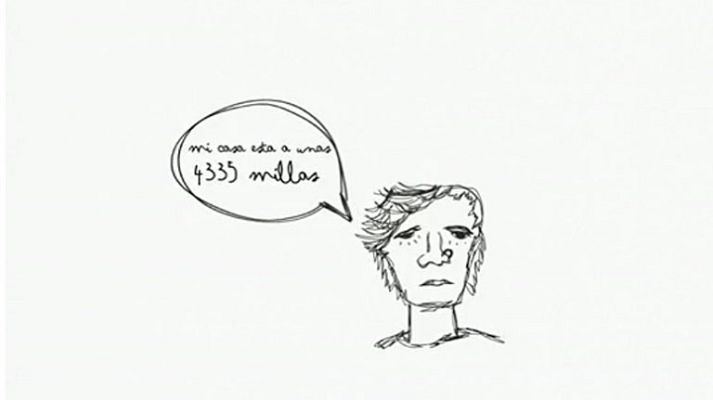 Telediario 1 - Volver a casa gracias al crowdfounding y a un rotulador