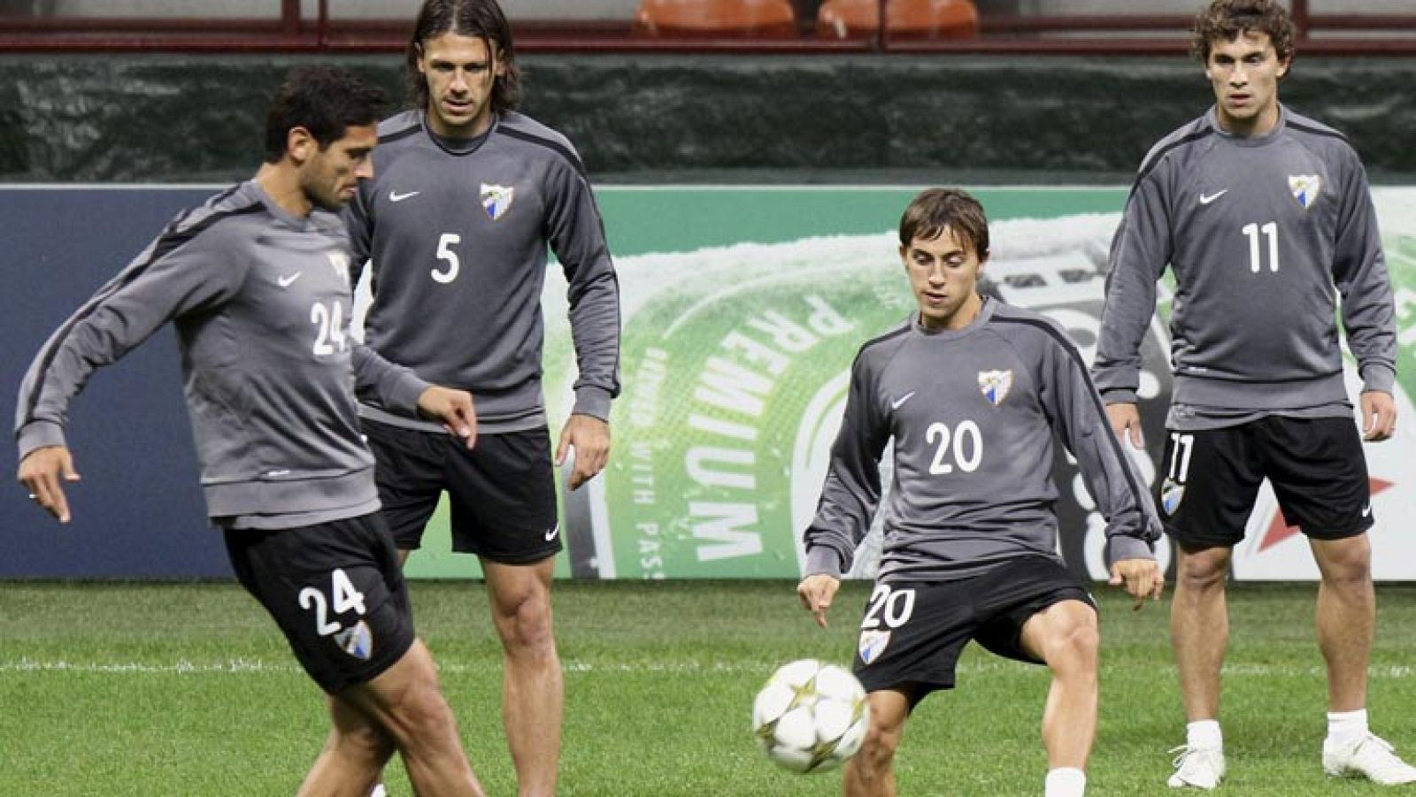 El Málaga,a un punto del liderato