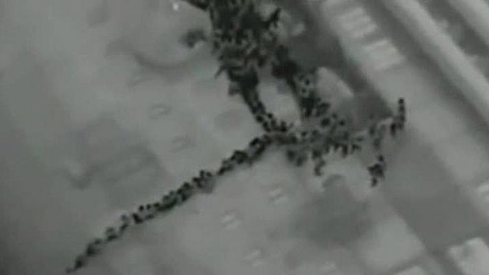  - Caótico rescate nocturno de los pasajeros