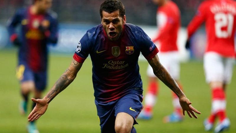 Alves inicia la victoria ante el Spartak (0-1)