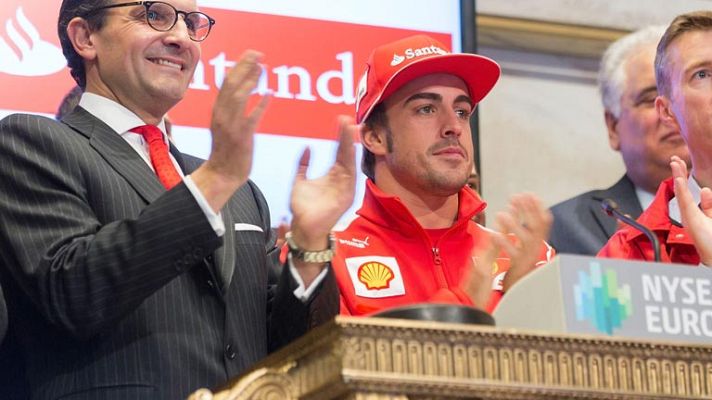 Telediario 1 - Fernando Alonso, un valor en Wall Street