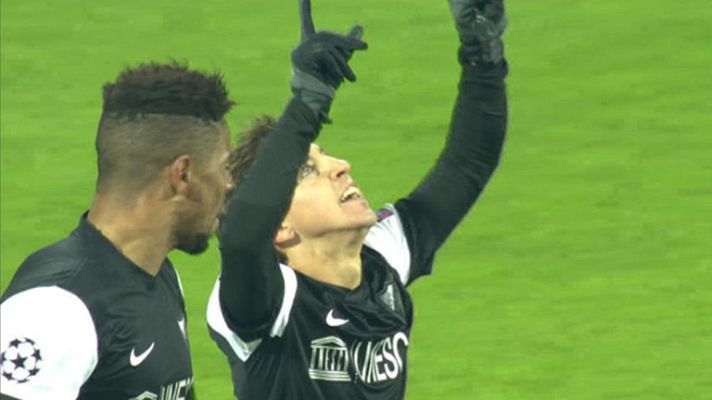 Champions League - Buonanotte abre el marcador (0-1)