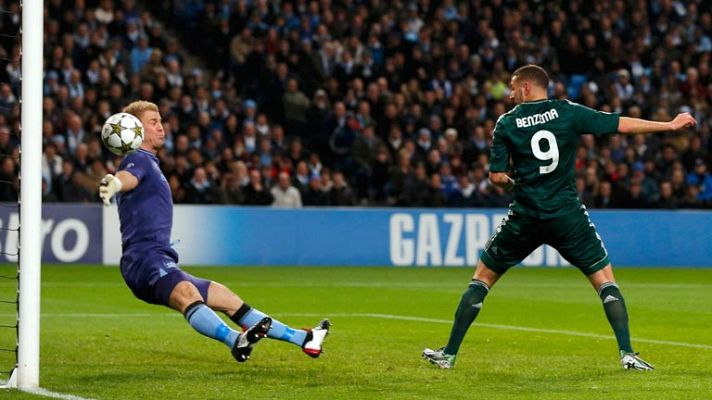 Champions League - Benzema adelanta al Real Madrid (0-1)