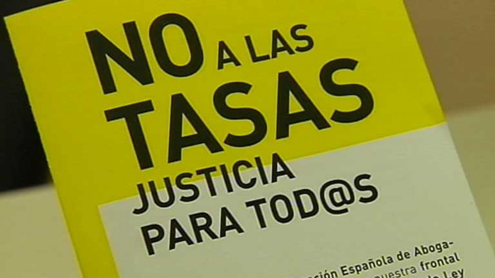 Telediario 1: Nuevas tasas judiciales | RTVE Play