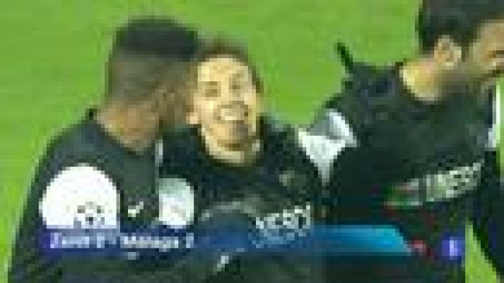 Telediario 1 - El Málaga se lleva un punto de oro de Rusia