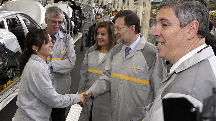 Informativo 24h - Rajoy visita un planta de Renault
