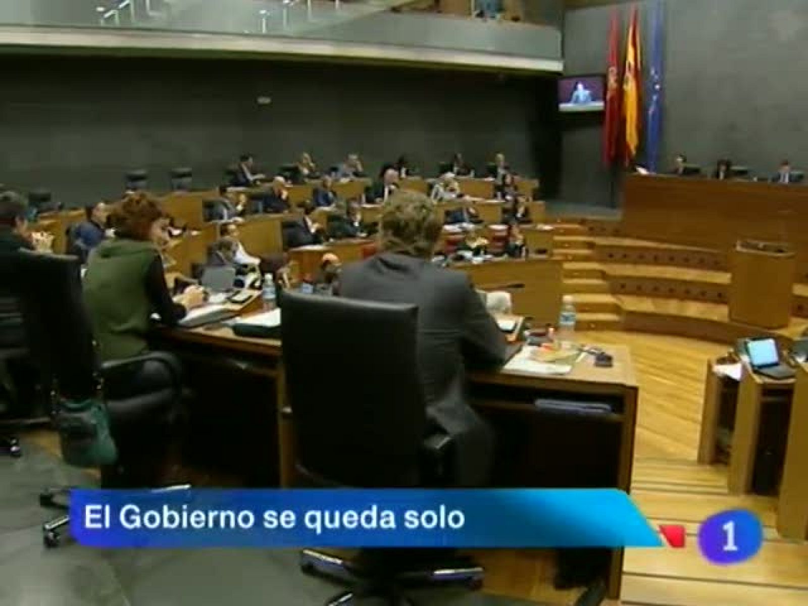   El Parlamento de Navarra devuelve el Proyecto de Presupuestos 2013 al Gobierno votando la primera de las enmiendas a la totalidad presentadas, la de Nabai. El Ejecutivo se verá obligado a prorrogar los Presupuestos de 2012. Los afectados por la presunta estafa del Grupo Asfi se ponen en contacto con la Guardia Civil. La Consejera de Economía Lourdes Goicoechea, espera que La Caixa mejore en su atención a los antiguos clientes de Cajanavarra después de la absorción. Mendilíbar cree queel Real Sociedad- Osasuna se lo llevará quien marque primero.