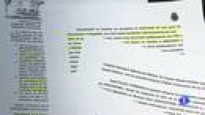 Telediario 1 - Supuestas cuentas en el extranjero