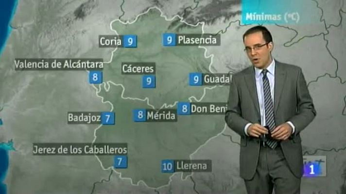 El tiempo en Extremadura - 23/11/12