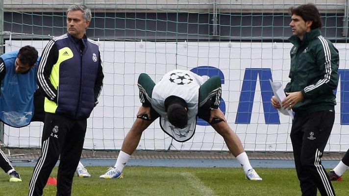 Telediario 1 - El Real Madrid niega el distanciamiento entre Mourinho y Florentino