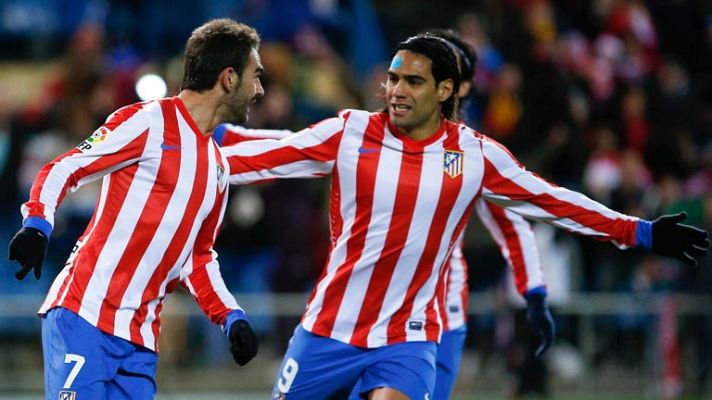 Telediario 1 - Mario Suárez y Negredo, bajas para el Atlético - Sevilla