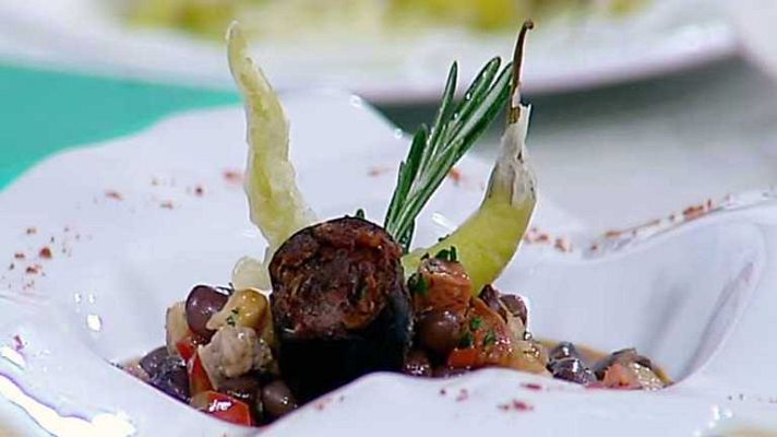 Cocina con Sergio - Alubias de Tolosa con guindillas