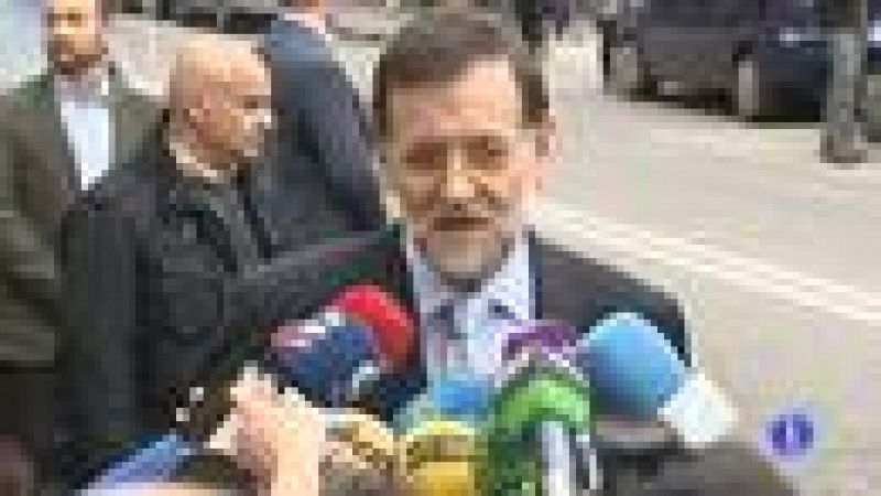 Rajoy visita al rey, que evoluciona satisfactoriamente